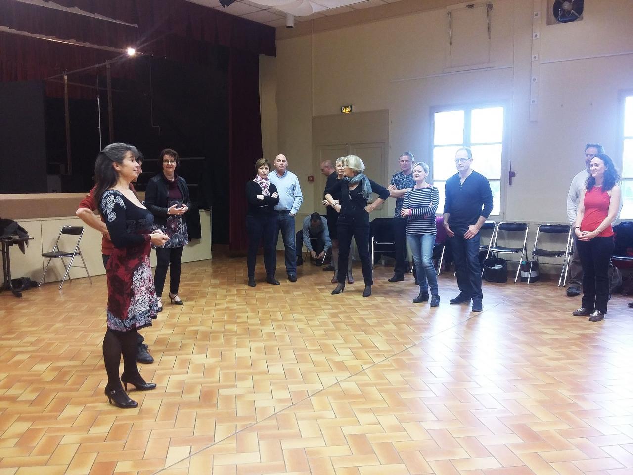 Isabelle et Laurent pour le tango
